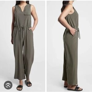 Athleta Wide Leg Jumpsuit Topanga Size XL